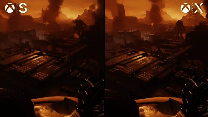 游戏场景中的环境细节展示，包含复杂的光影与植被效果