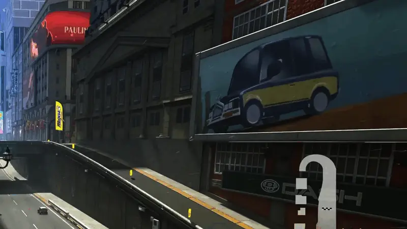 一辆车窗异常巨大的汽车广告图，造型奇特，疑似AI生成