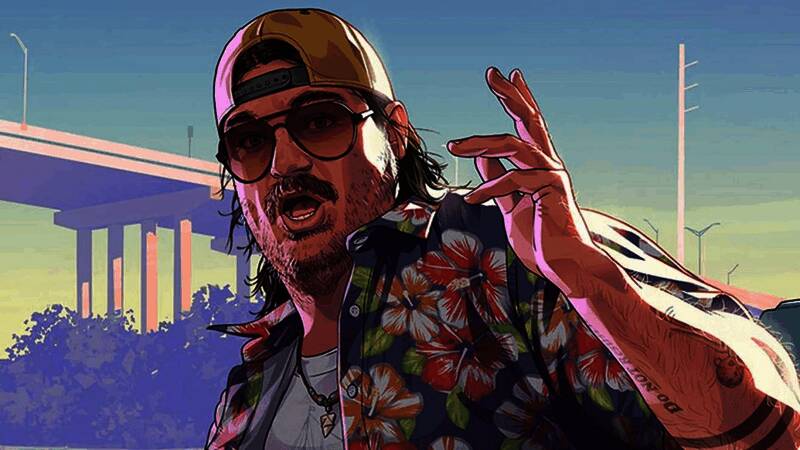 《GTA6》最新游戏画面曝光，主角现身城市街头，背景充满犯罪氛围