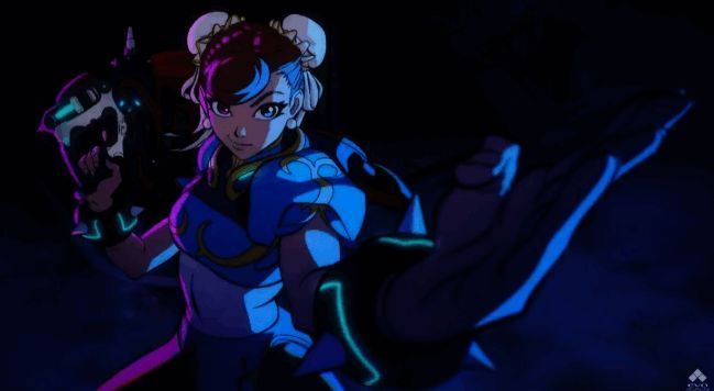 角色皮肤展示图一，展现格斗风格的守望英雄形象