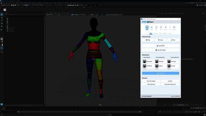MOD预览界面，显示多种可选自定义选项与资源加载状态