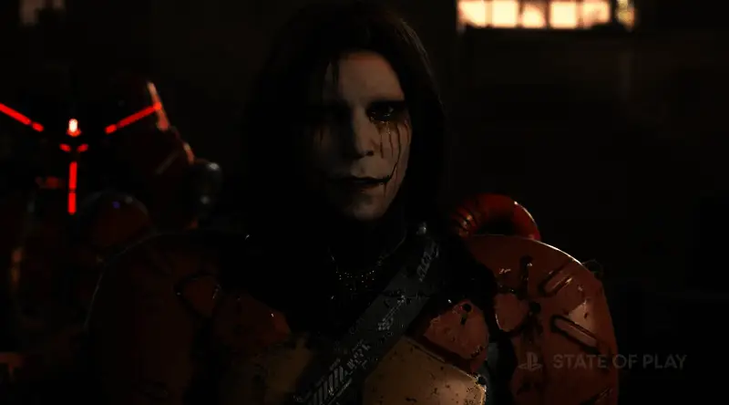 《死亡搁浅2》游戏场景展示，主角在荒凉世界中穿行，周围充满神秘科技感的装置