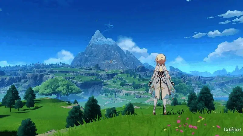 《原神》美服公告页面截图，显示年龄认证提示信息