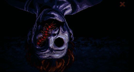 游戏界面截图，显示菜单选项和部分解谜线索提示