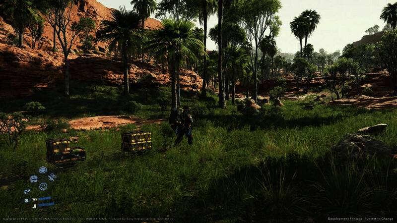 主角驾驶载具穿越沙漠地带，背景是巨大的能量风暴