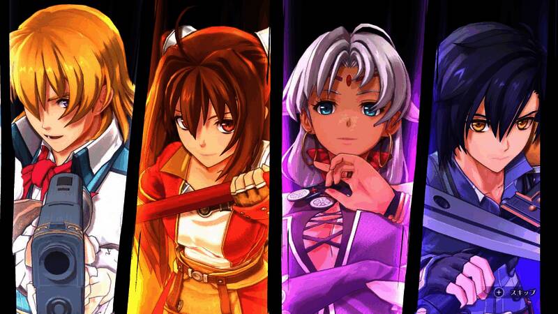 《空之轨迹 the 1st》游戏截图，展示黄昏下的小镇全景，建筑风格极具欧式风情