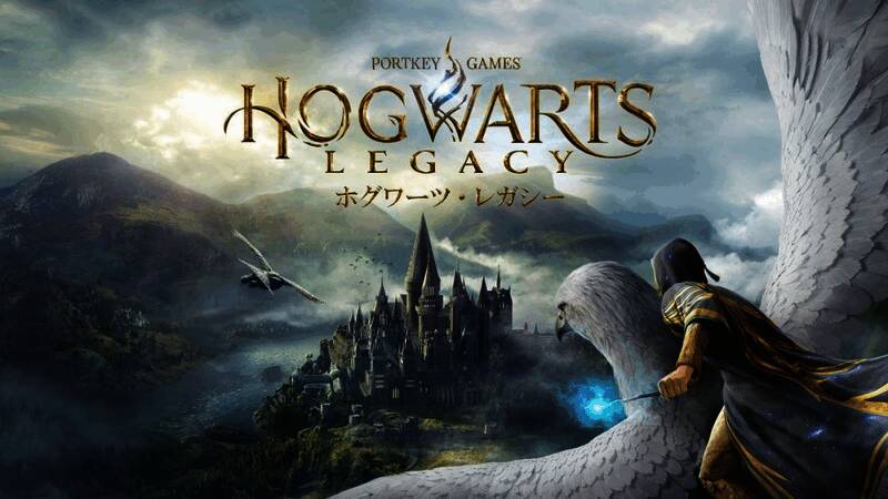 游戏封面展示霍格沃茨魔法学校的宏伟景象，城堡与夜空交相辉映