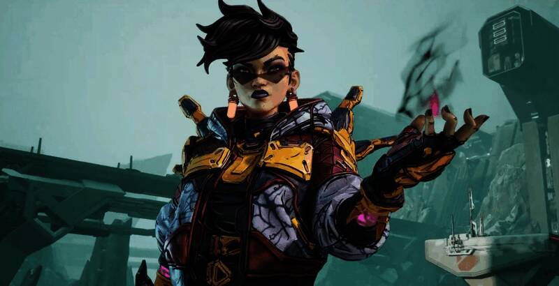 维克斯身着标志性战袍，在废墟中冷静前行