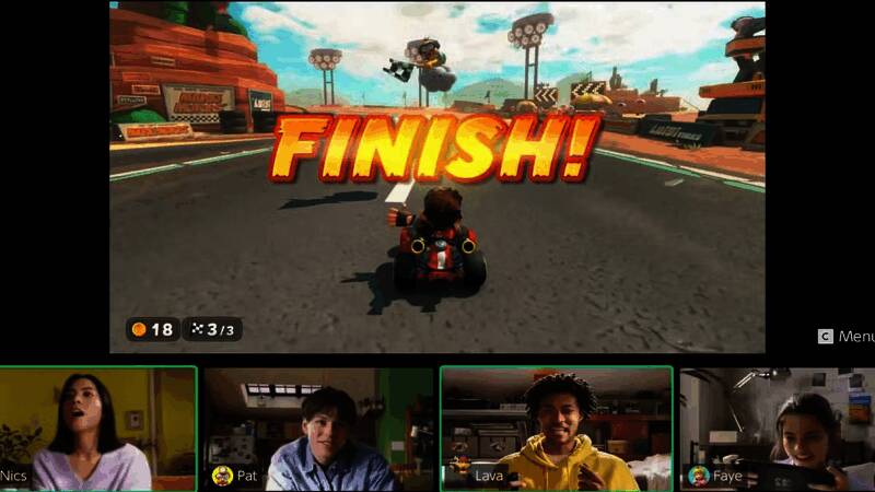 任天堂隐私政策页面截图，重点标注GameChat录制可能性