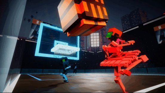 玩家在游戏中展开激烈对抗，场面混乱但有序