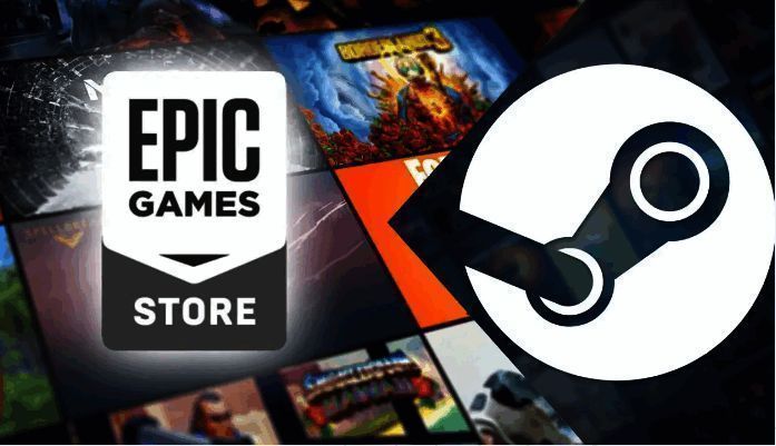 Epic Games商店界面截图，显示简洁风格下的部分功能缺失