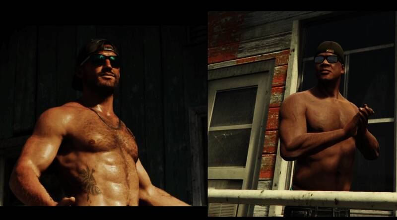 《GTA6》男主杰森全身建模展示，肌肉线条分明