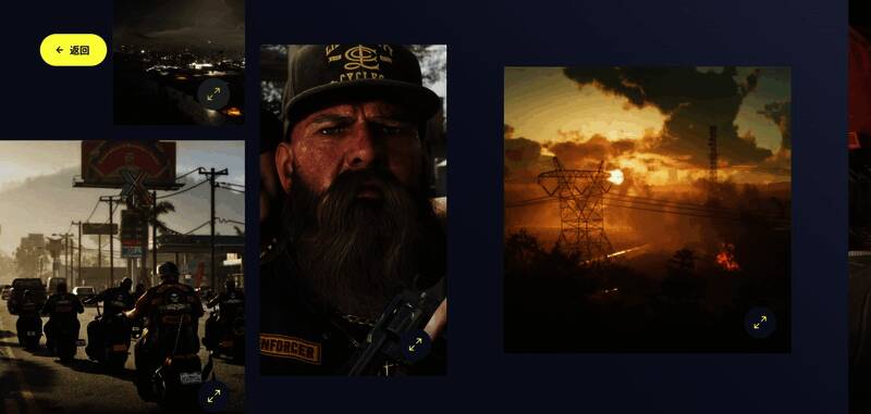 安柏西亚小镇全景，工厂与摩托车文化交融的景象