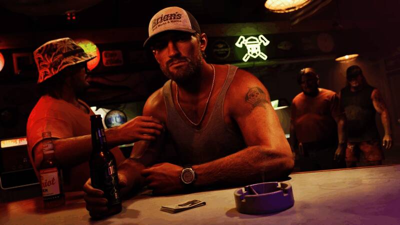 杰森与露西亚坐在车内对视，眼神中充满复杂情绪