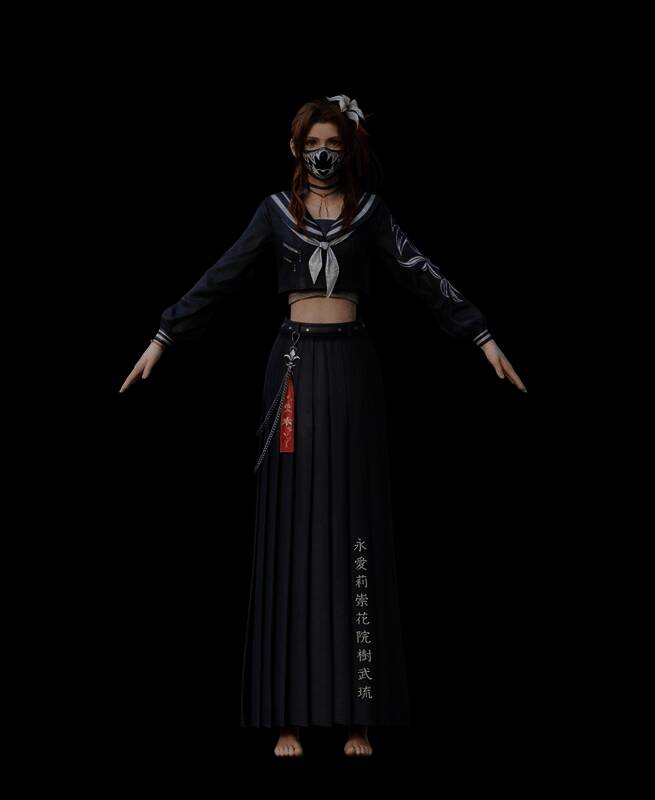 蒂法与爱丽丝同框画面，两人神态互动自然，构图极具张力