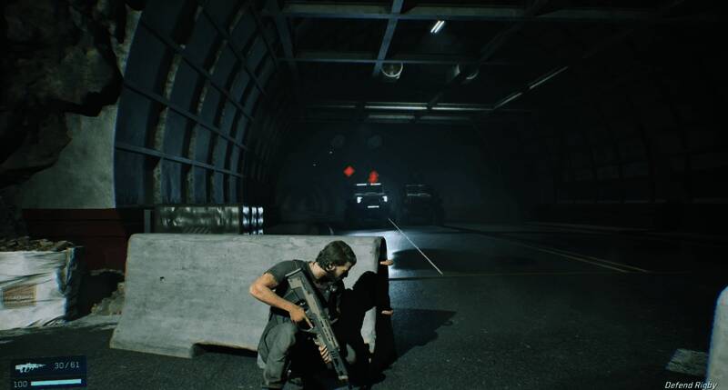 城市街道夜景，广告屏幕播放着AI公司宣传内容，行人稀少