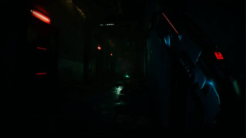 游戏中玩家在废墟间穿梭作战的实机画面