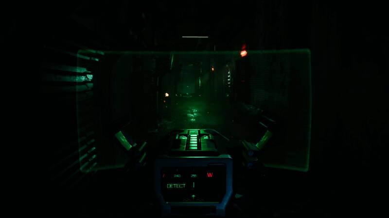 AI统治下破败城市的全景展示，光影效果逼真