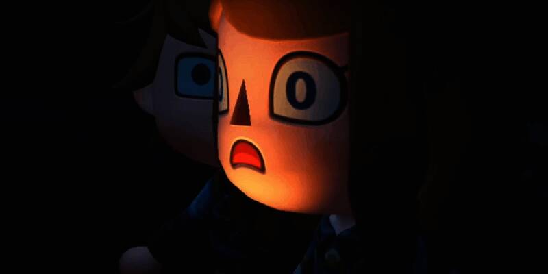 玩家在《集合啦！动物森友会》中还原《塞尔达传说：王国之泪》中的关键剧情场景