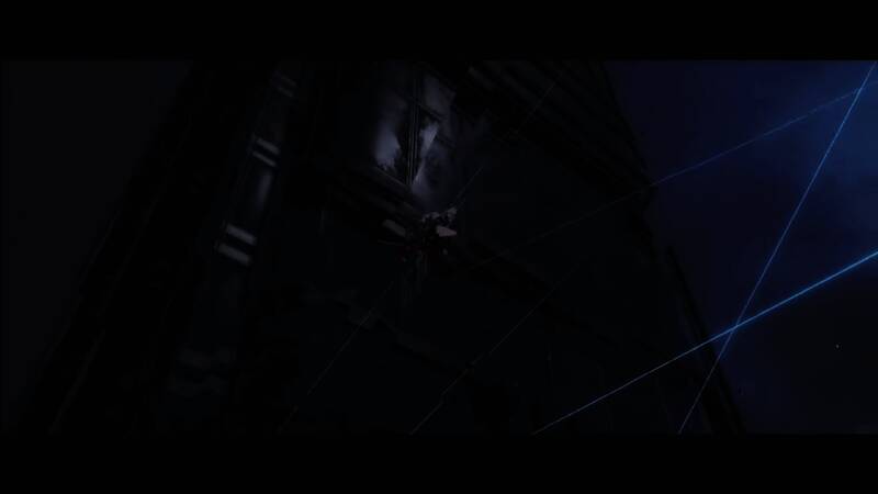 镜像维吉尔BOSS战场景，构造体与镜像展开激烈对攻