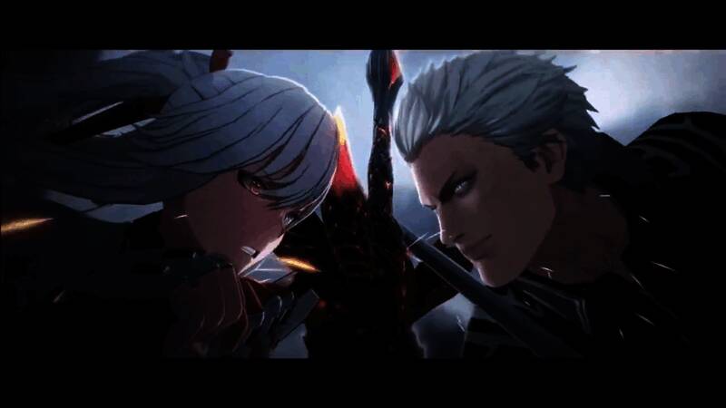 拟像试炼界面预览，左侧为但丁右侧为维吉尔