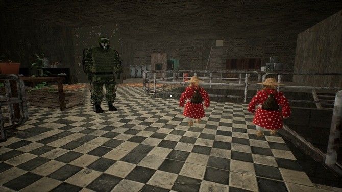 低多边形风格下的废土世界，阳光透过乌云洒在荒地上，画面极具艺术感