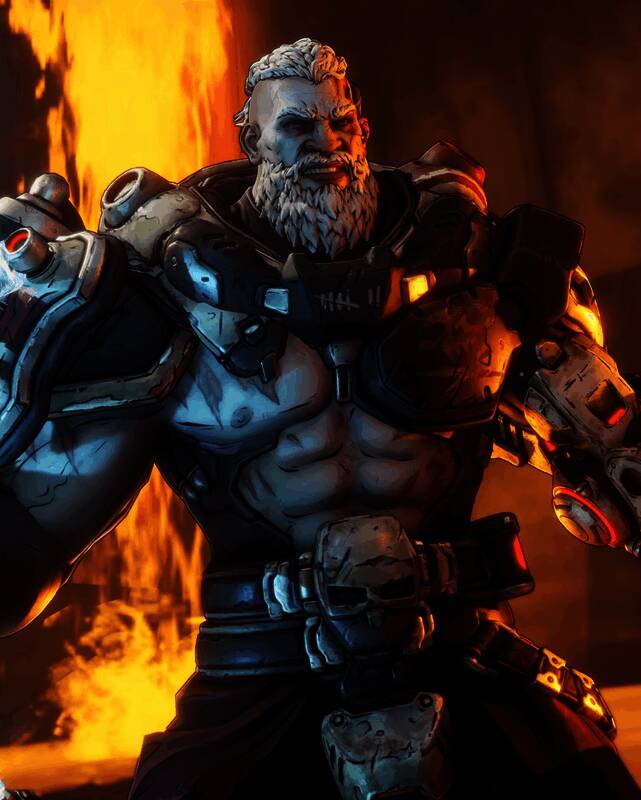 四名玩家组队作战，画面激烈，枪火四溅