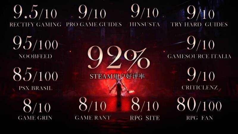 剧情过场画面，主角神情坚定，眼神中透露出希望与决心