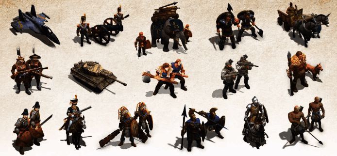 游戏内全景地图与战斗特效展示，画面风格写实大气