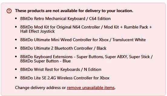 八位堂外设产品展示图，包括多款经典风格手柄和配件