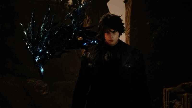 失落之魂场景设定图，展现未来科技风格的城市废墟