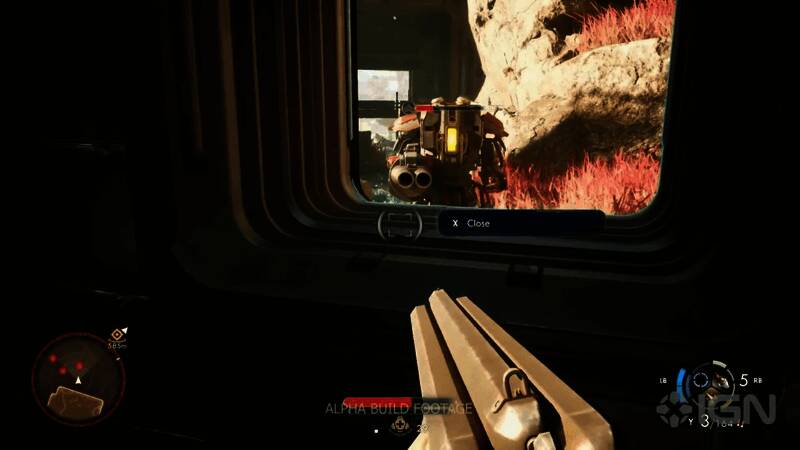 科幻飞船降落于荒野星球表面的壮观场景