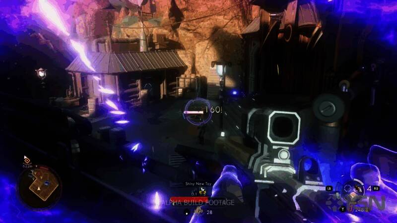 角色使用战术时间膨胀技能躲避敌人火力的特写画面