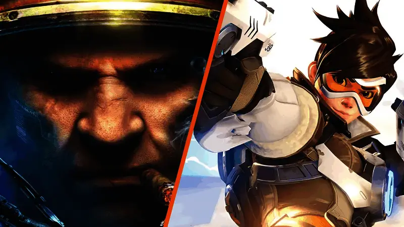 暴雪与Nexon合作签约仪式现场，双方代表握手合影