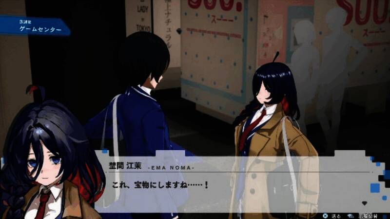 人物属性界面展示三元人格参数系统，光与暗属性分布清晰，影响对话与战斗表现