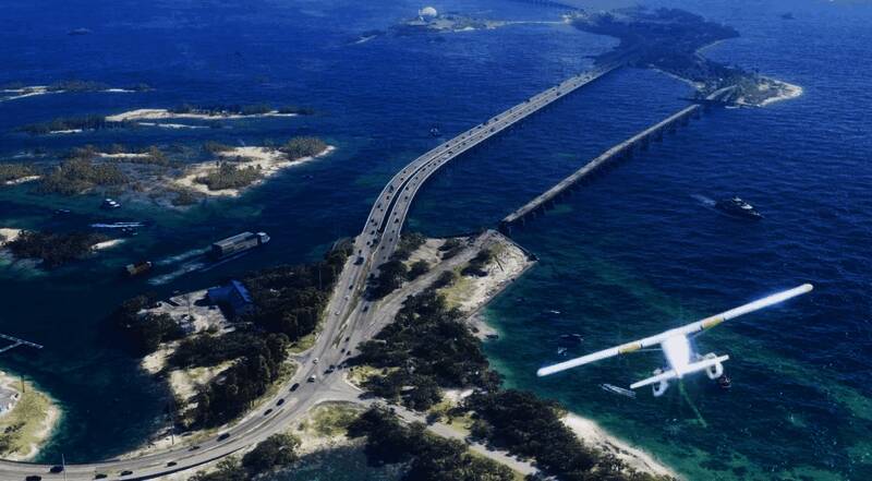 《GTA6》游戏地图展示现代风格的罪恶都市，包含佛罗里达乡村与神秘沼泽区域