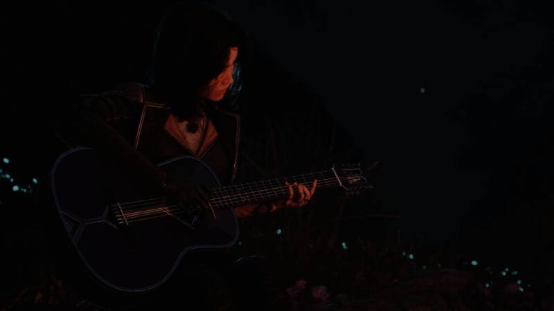 地图探索界面，环境细节丰富，光影层次分明