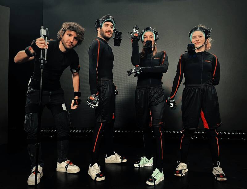 多角度展示动捕演员在不同场景中的沉浸式表演