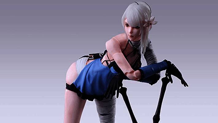 Play Arts Kai版凯妮手办展示，摆姿灵活，配件丰富