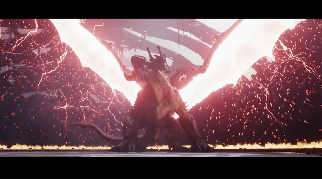 BOSS战实录，主角与巨大敌人正面对峙