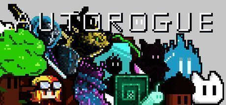 Auto Rogue游戏封面宣传图，展示核心角色与战斗界面