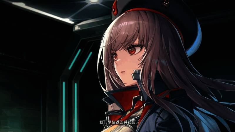 胜利女神之一的立绘设定图，身着装甲，神情坚毅