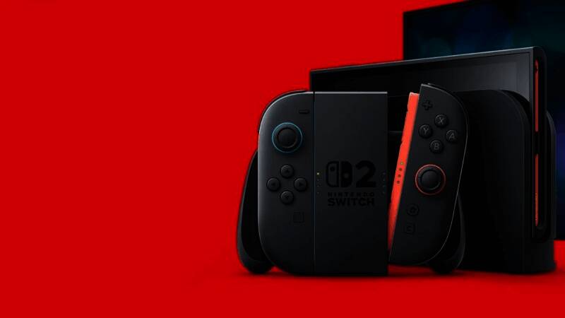 任天堂Switch2主机外观设计概念图，整体风格延续前代但细节更现代