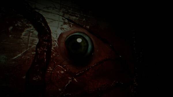 主角背后浮现的黑色身影，营造强烈的视觉冲击与心理压迫感