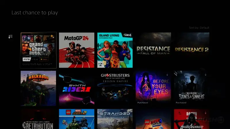 PS Plus Premium专属游戏列表截图，显示即将移除的游戏名称