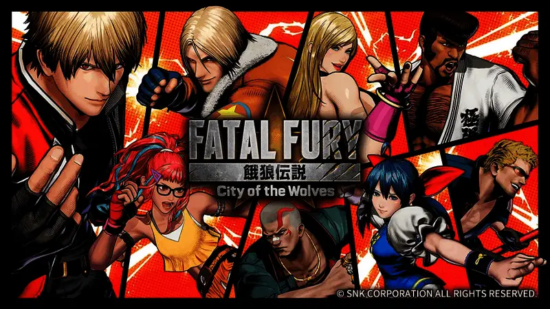 特瑞站在城市高处俯瞰南镇，背景为夕阳下的都市天际线