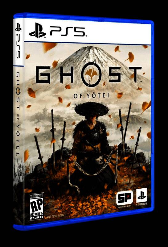 羊蹄山之魂游戏场景，主角笃在雪山间行走，远处有敌人身影