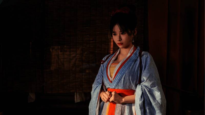 游戏截图，展示御剑飞行与战斗特效