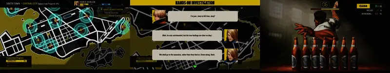 EOST模式界面截图，显示角色成长树与任务目标