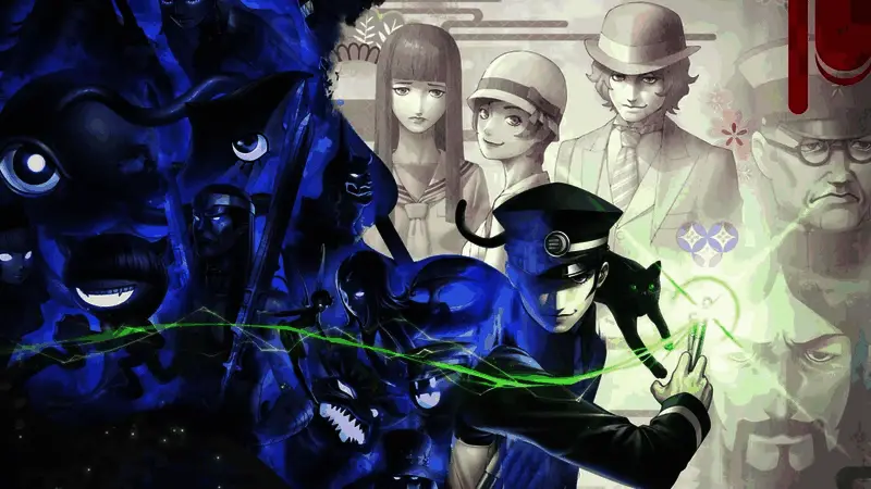 恶魔图鉴界面，展示多种恶魔形象与属性信息